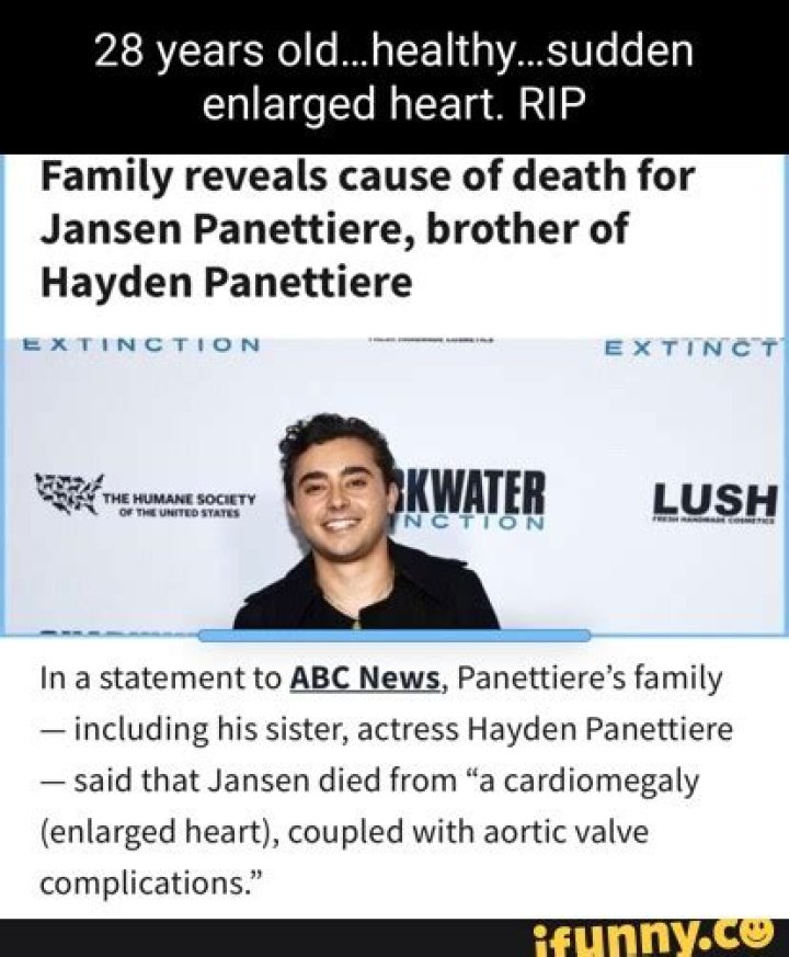 Actor Died Of Enlarged Heart – Hollywood Life