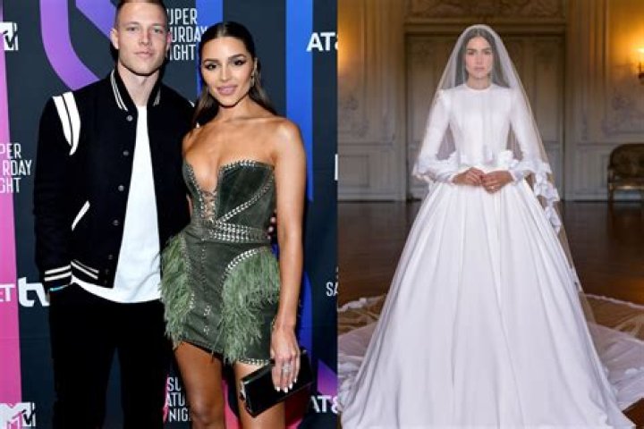 Olivia Culpo And Christian McCaffrey Clap Back at Troll for Comment About Her Wedding Dress